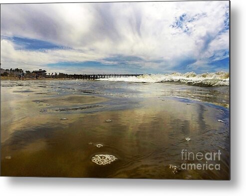 Water Metal Print featuring the photograph Shoreline by Dan Holm