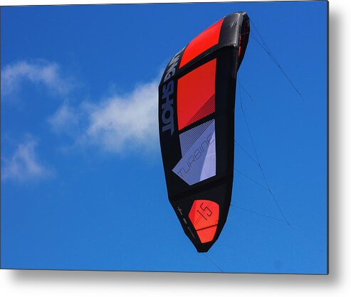 Photo For Sale Metal Print featuring the photograph Skyway Kite 3 by Robert Wilder Jr