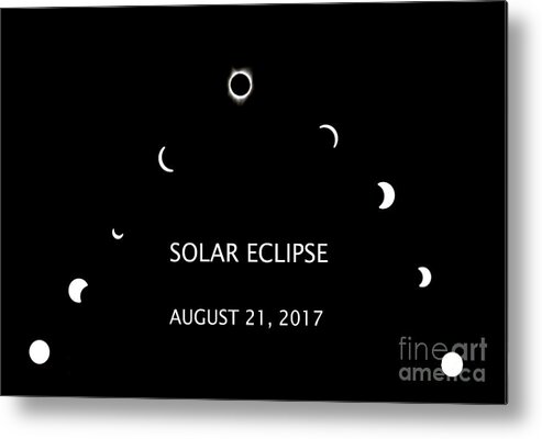 Light Metal Print featuring the photograph Solar Eclipse by Robert Bales