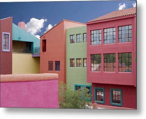 Architecture Metal Print featuring the photograph Southwest Colors by Elvira Butler