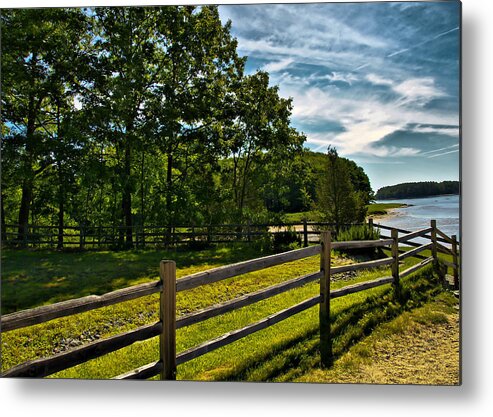 Ladscape Metal Print featuring the photograph Spring Landscape in NH 2 by Edward Myers