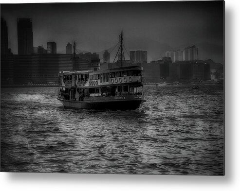 Ferry Metal Print featuring the photograph Star Ferry Harbor Tour by Joseph Hollingsworth