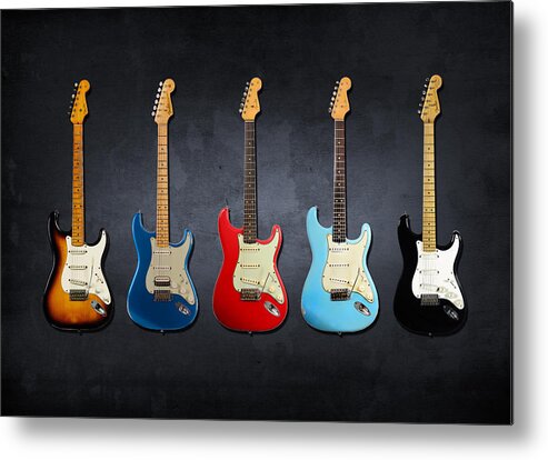 Fender Stratocaster Metal Print featuring the photograph Stratocaster by Mark Rogan