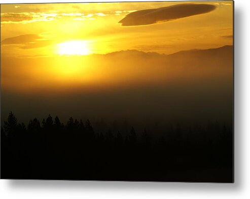 Nature Metal Print featuring the photograph Sunrise by Ben Upham III