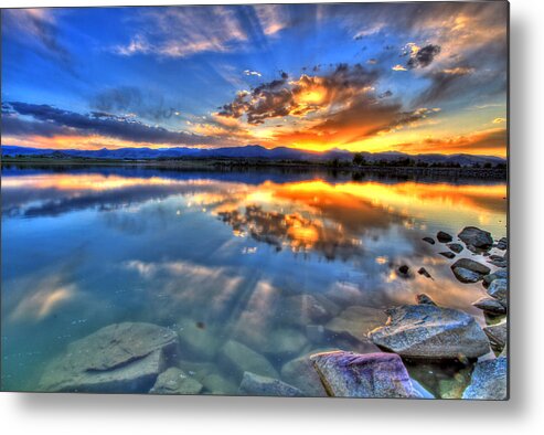 Colorado Metal Print featuring the photograph Sunset Explosion by Scott Mahon