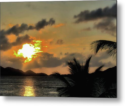 St Thomas Metal Print featuring the photograph Sunset In Paradise by Jim Hill