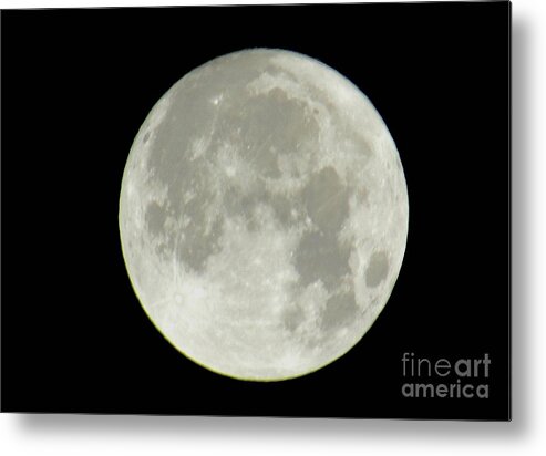  Metal Print featuring the photograph Super Moon 2016 by Kelly Awad