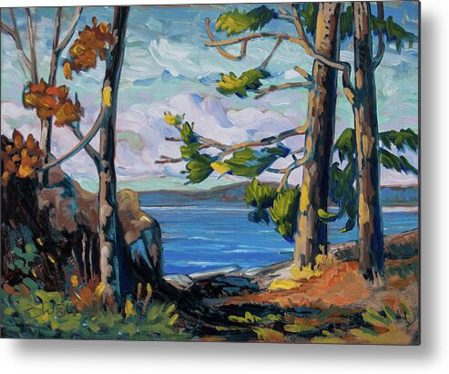 Taylor Beach Metal Print featuring the painting TaylorBeach by Rob Owen