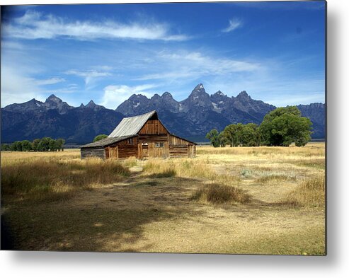 Grand Teton National Park Metal Print featuring the photograph Teton Barn 3 by Marty Koch