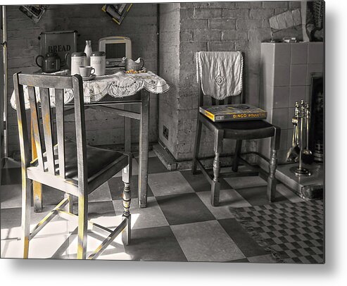 The Art Of Welfare Metal Print featuring the photograph The Art of Welfare. Room for living. by Elena Perelman