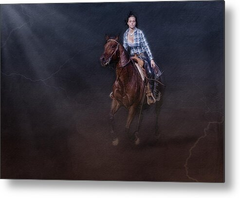 Animals Metal Print featuring the photograph The Great Escape by Susan Candelario