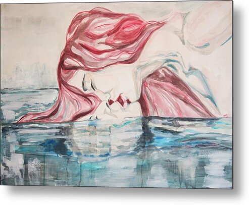 Dream Metal Print featuring the painting The Kiss of Life by Christel Roelandt