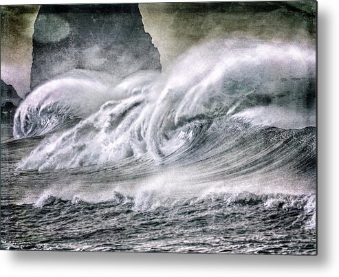 Surf Metal Print featuring the digital art The Surf by Mimulux Patricia No