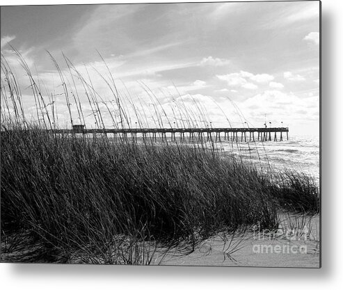 Photo For Sale Metal Print featuring the photograph The Venice Fishing Pier by Robert Wilder Jr