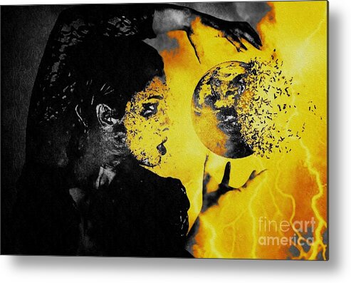 World Metal Print featuring the photograph The world is Mine by Jessica S