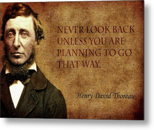 Thoreau Metal Print featuring the photograph Thoreau Quote 2 by Andrew Fare