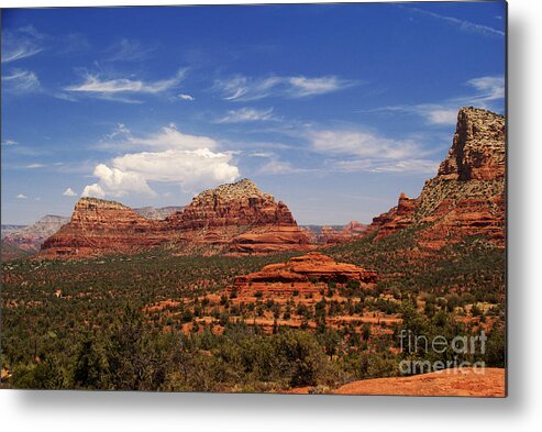 Sedona Metal Print featuring the photograph Touch The Earth by Linda Shafer