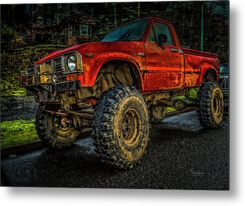 Toyota Metal Print featuring the photograph Toyota Grunge by Bill Posner