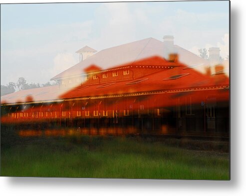 Train Metal Print featuring the photograph Train Depot by Wayne Archer