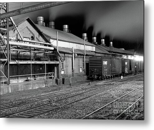 Jackson Paper Company Metal Print featuring the photograph Train Yard by Matthew Turlington