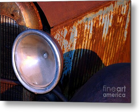 Route 66 Metal Print featuring the photograph Truck Light by Jim Goodman