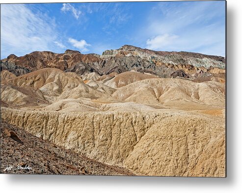 Arid Climate Metal Print featuring the photograph Twenty Mule Team Canyon by Jeff Goulden