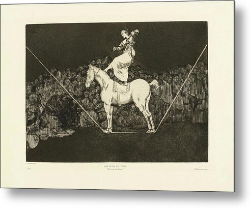 Goya Metal Print featuring the painting Una reina del circo by MotionAge Designs