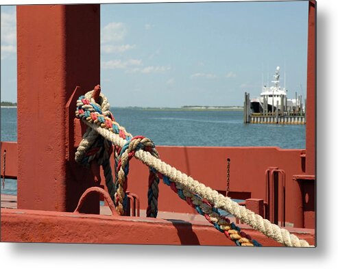 Commercial Fishing Boats Metal Print featuring the photograph Vessel 124 by Joyce StJames