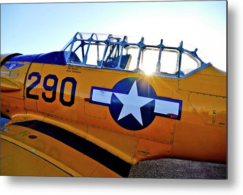 Airplane Fighter Metal Print featuring the photograph Vintage Warrior 2 by Neil Pankler