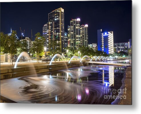 Water Metal Print featuring the photograph Waterfront Park by Eddie Yerkish
