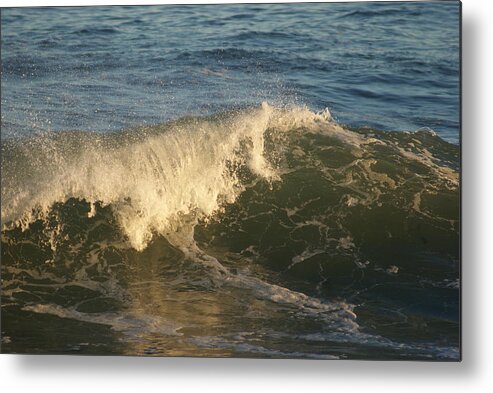 Ocean Metal Print featuring the photograph Wave by Lois Lepisto