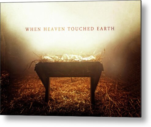 Holiday Metal Print featuring the digital art When Heaven Touched Earth by Kathryn McBride