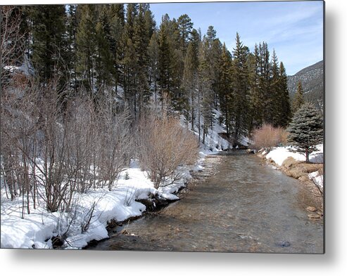 Red River Metal Print featuring the photograph Winter on the Red River by Bill Hyde
