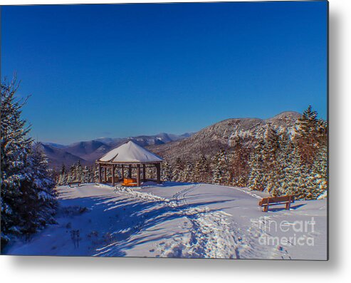 Winter Metal Print featuring the photograph Winter wonderland by Claudia M Photography