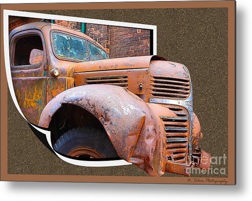 Vintage Metal Print featuring the photograph Wrecked by Nina Silver