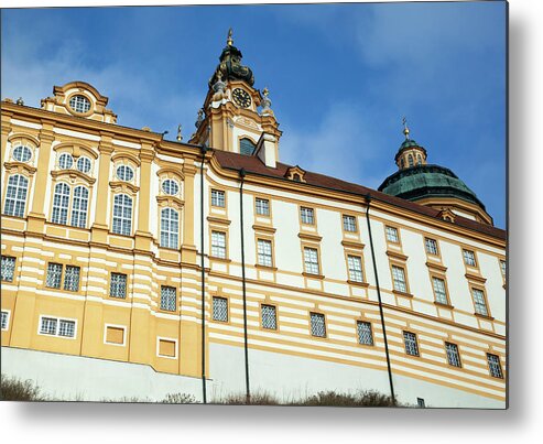 Building Metal Print featuring the photograph Yellow Palace by Ramunas Bruzas