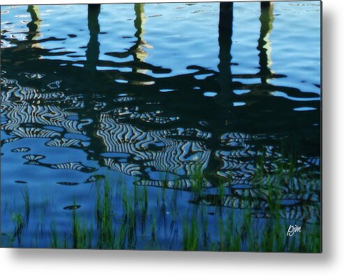 Reflections Metal Print featuring the photograph Zebra Reflections by Phil Mancuso