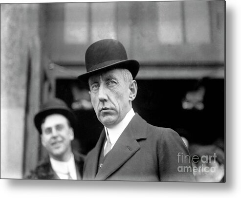 Historical Metal Print featuring the photograph Roald Amundsen #1 by Library Of Congress/science Photo Library