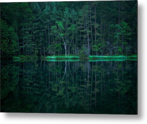 Serene Metal Print featuring the photograph Silence #1 by Gerald Macua