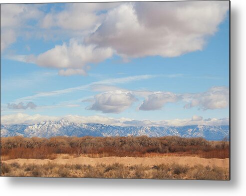 Scenics Metal Print featuring the photograph Southwestern Landscape With Sandia #1 by Ivanastar