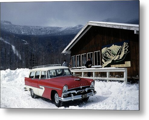 1950-1959 Metal Print featuring the photograph Stowe Vermont #1 by Michael Ochs Archives