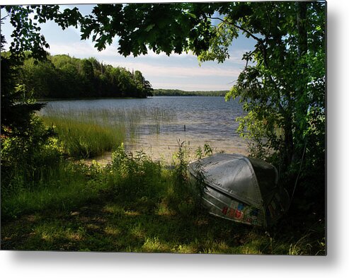 Summer Metal Print featuring the photograph Summer Morning #2 by Vicky Edgerly