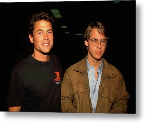 1980-1989 Metal Print featuring the photograph Rob Lowe #10 by Mediapunch