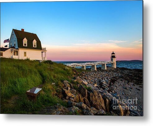 Lighthouse Metal Print featuring the photograph Marshall Point Lighthouse #2 by Diane Diederich