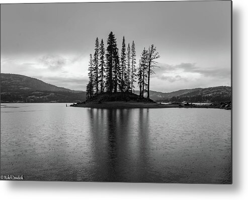 Silver Lake Metal Print featuring the photograph Silver Lake #2 by Mike Ronnebeck
