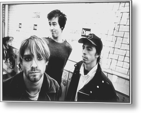 Music Metal Print featuring the photograph Nirvana In Shepherds Bush #6 by Martyn Goodacre