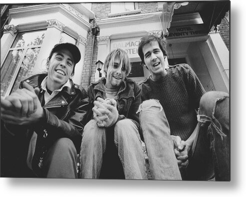 Music Metal Print featuring the photograph Nirvana In Shepherds Bush #9 by Martyn Goodacre