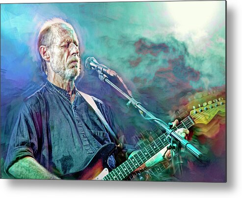 Paul Barrere Metal Print featuring the mixed media All That You Dream by Mal Bray