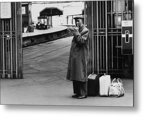 Confusion Metal Print featuring the photograph All Trains Cancelled, A Puzzled by Keystone-france