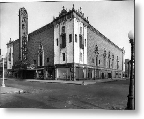 Geographical Locations Metal Print featuring the photograph Aragon Ballroom by Chicago History Museum